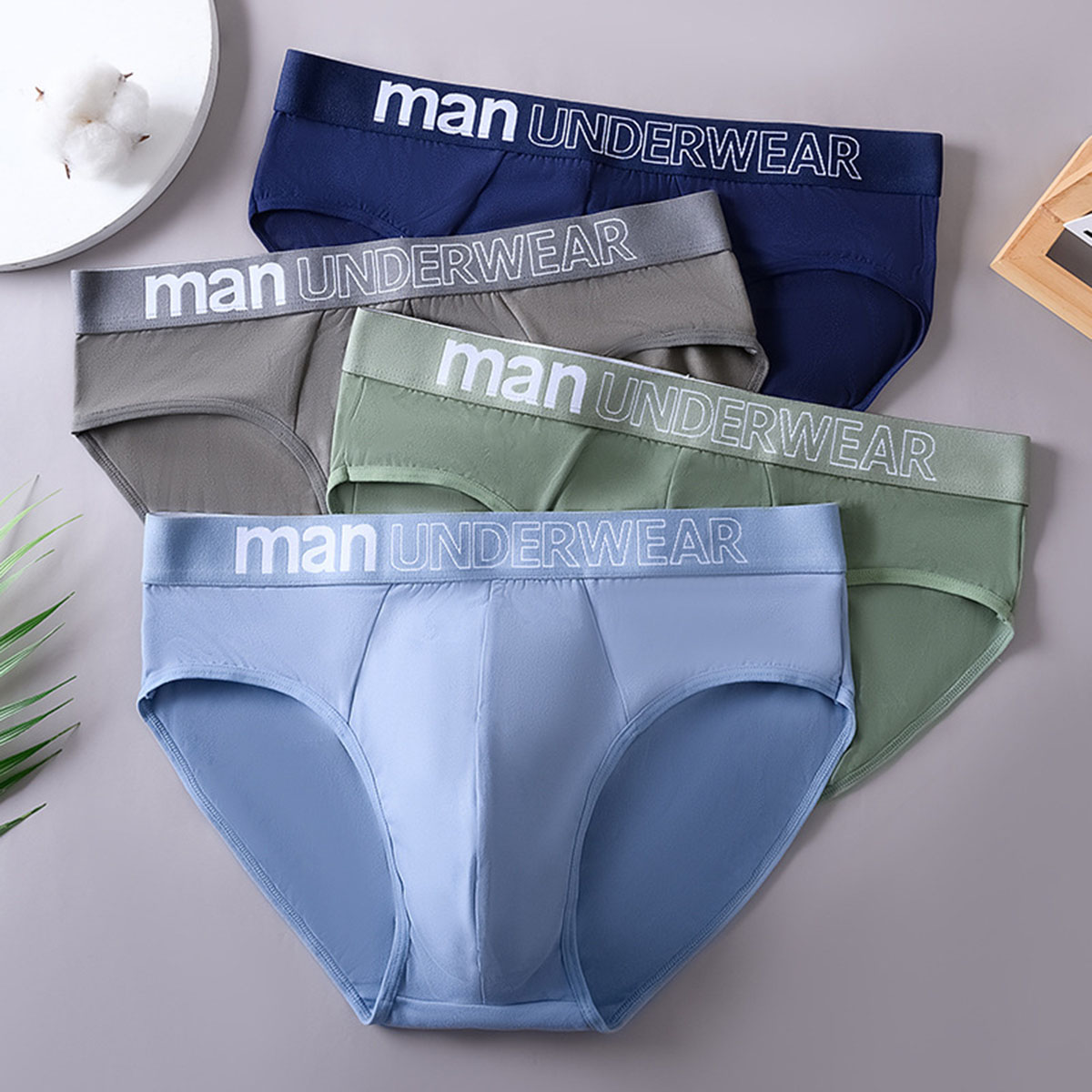 Multi Pack Underwear - 3 stks/partij heren briefslips ondergoed comfortabele
