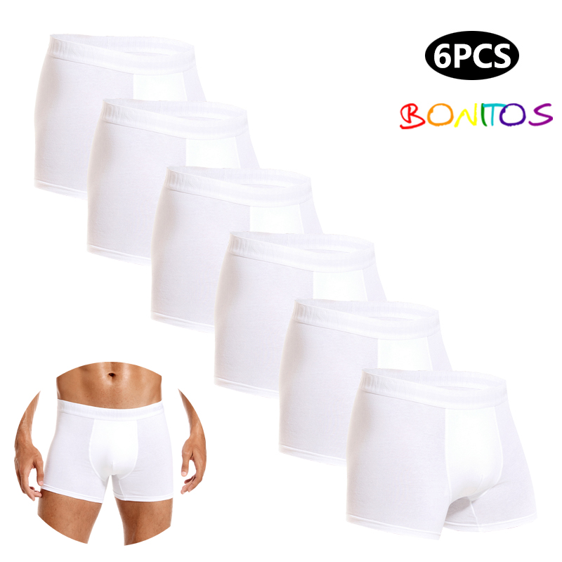 6 Stuks Witte Mannen Slipje Ka - Boxer Brief Pack Cotton recensie en prijs